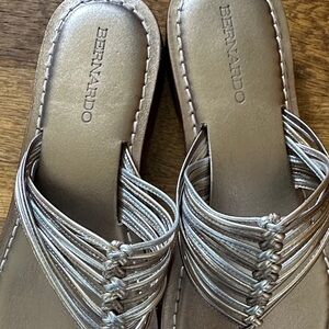 Bernardo Metallic Silver Women's Sandals